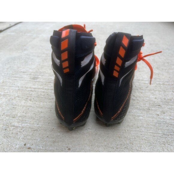 Size 13 Nike Vapor Untouchable 3 Elite Football Cleats Black/Orange AO3006-081 main image 4